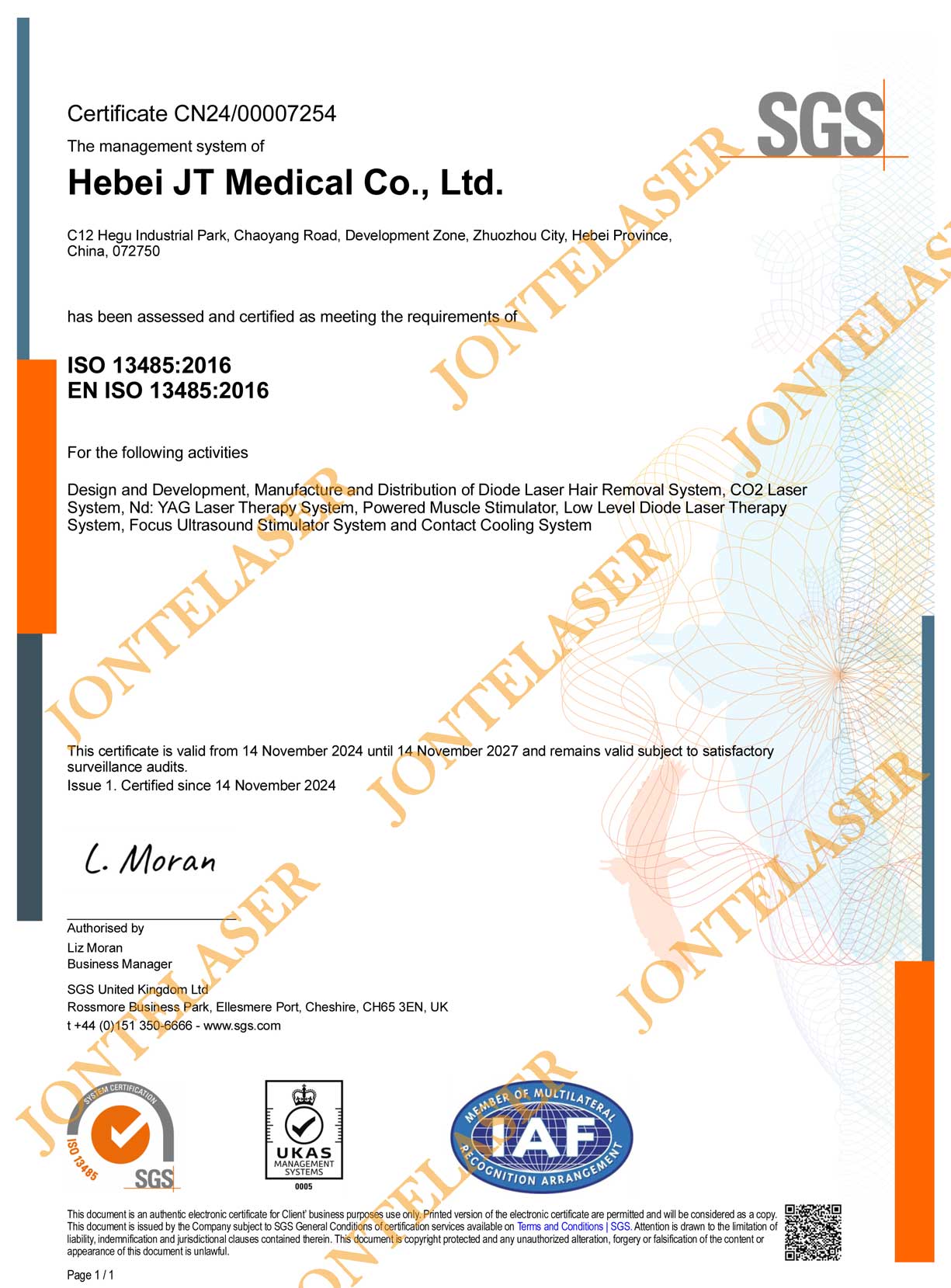 Hebei-JT_ISO13485