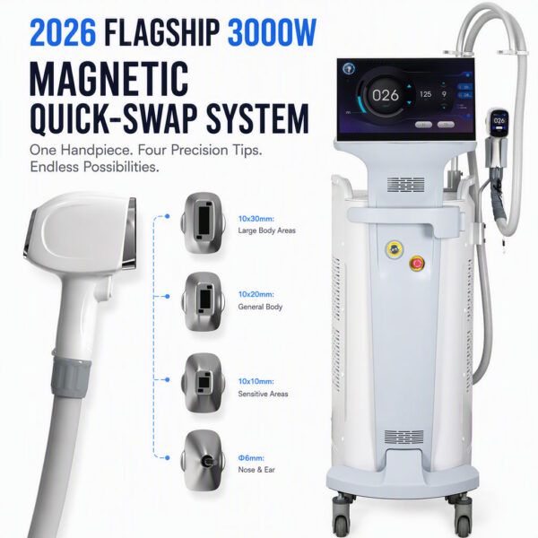 Professional Diode Laser Hair Removal Machine for Medical Aesthetic Clinics （T8PRO）