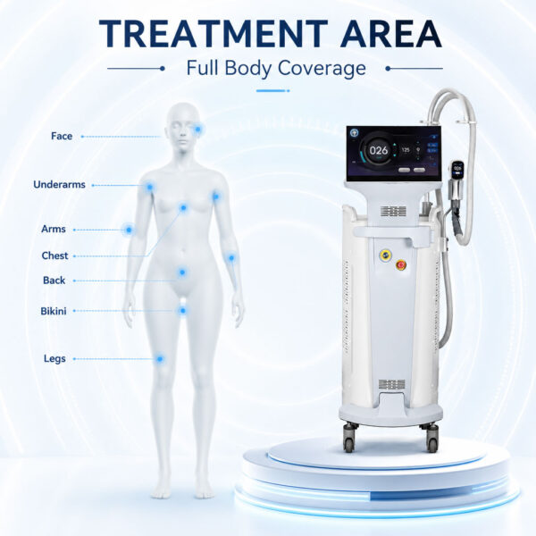 Professional Diode Laser Hair Removal Machine for Medical Aesthetic Clinics （T8PRO）